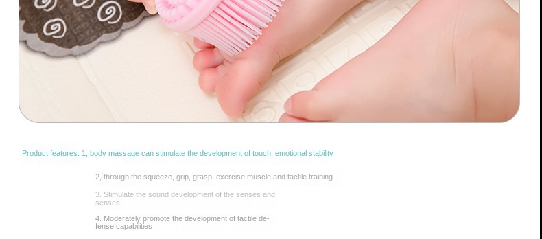 Kids Sensory Training Touch Brush and Massage Ball Toy