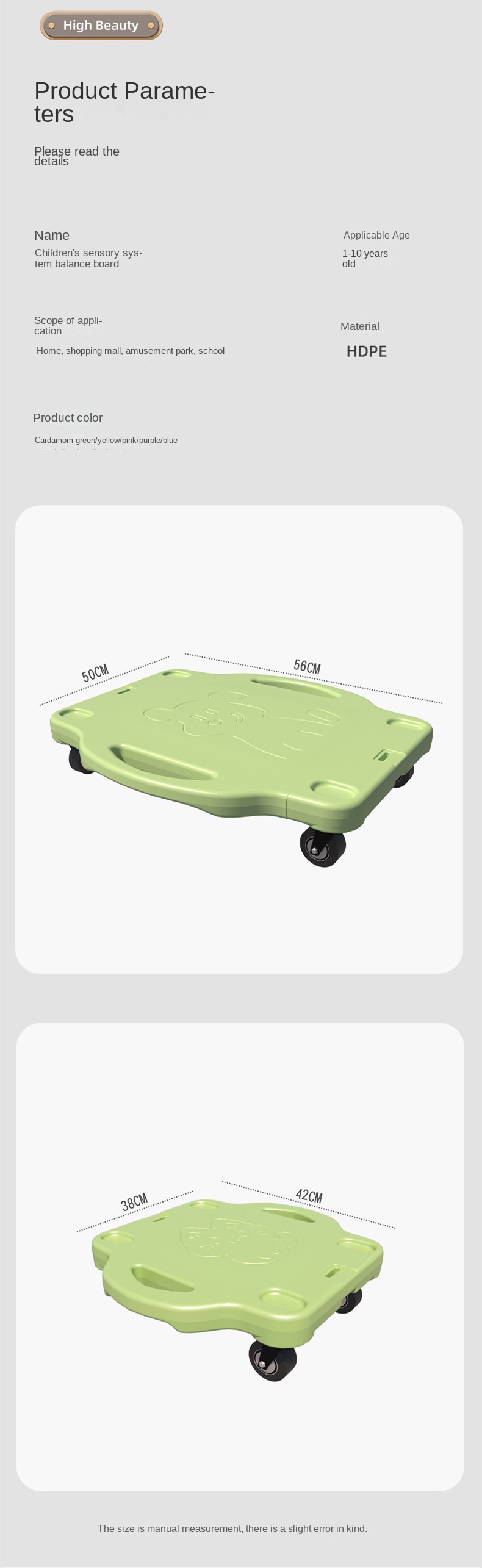 Kids Sensory Training Balance Scooter