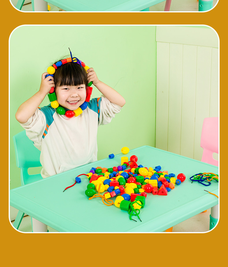 Kids Bead Stringing Sensory Training Toys