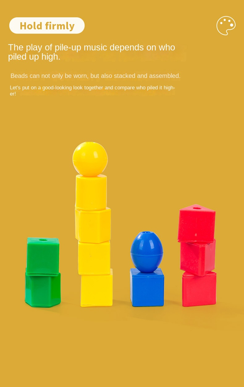 Kids Bead Stringing Sensory Training Toys
