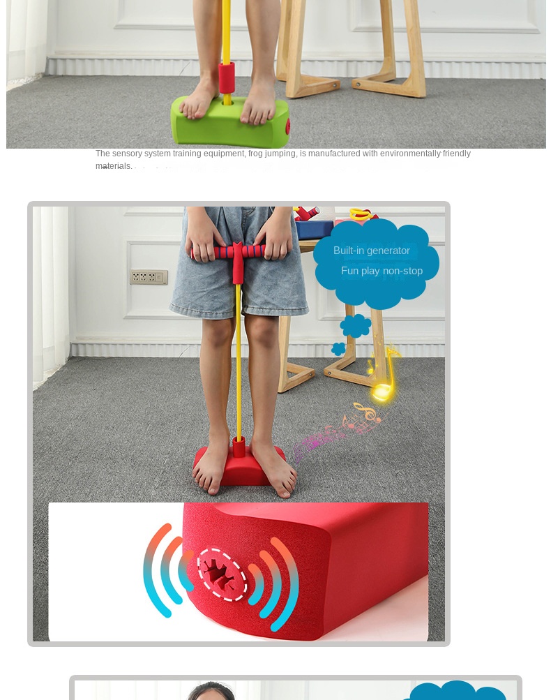 Kids Frog Jump Training Equipment