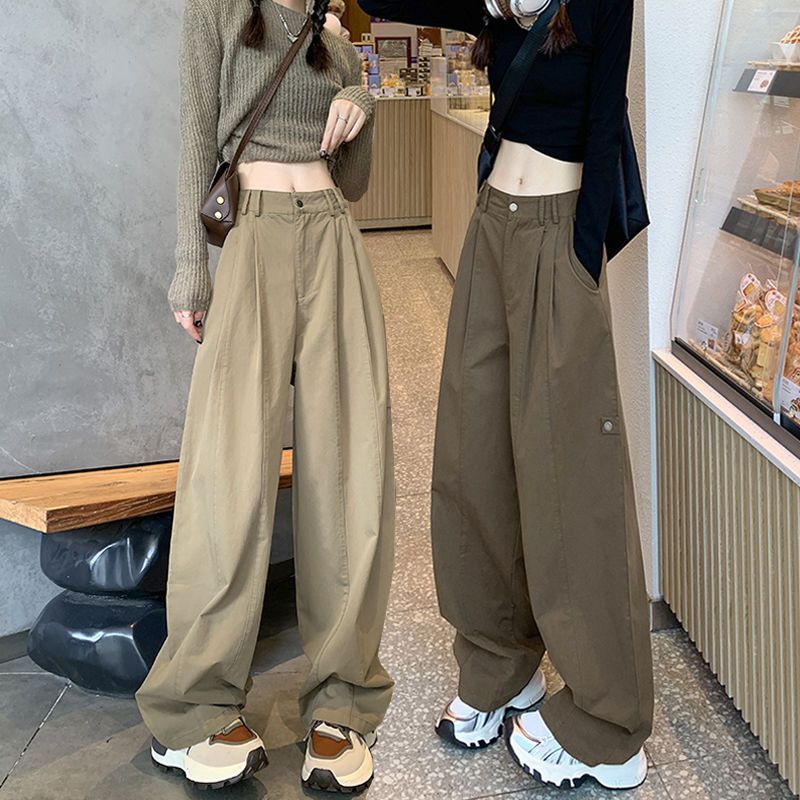 Women's Small Chanel-style American Work Wide-leg Pants