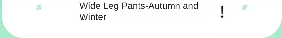 Women's Small Chanel-style American Work Wide-leg Pants