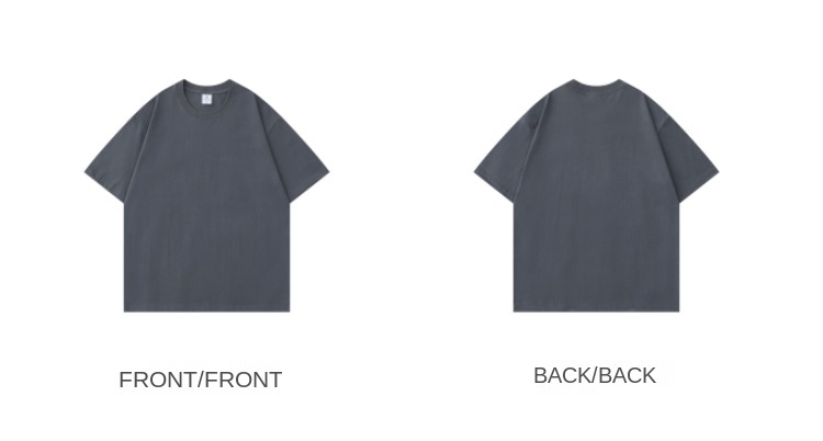 Men's 400g Pure Cotton Heavyweight Crew Neck T-Shirt