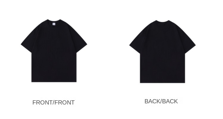 Men's 400g Pure Cotton Heavyweight Crew Neck T-Shirt