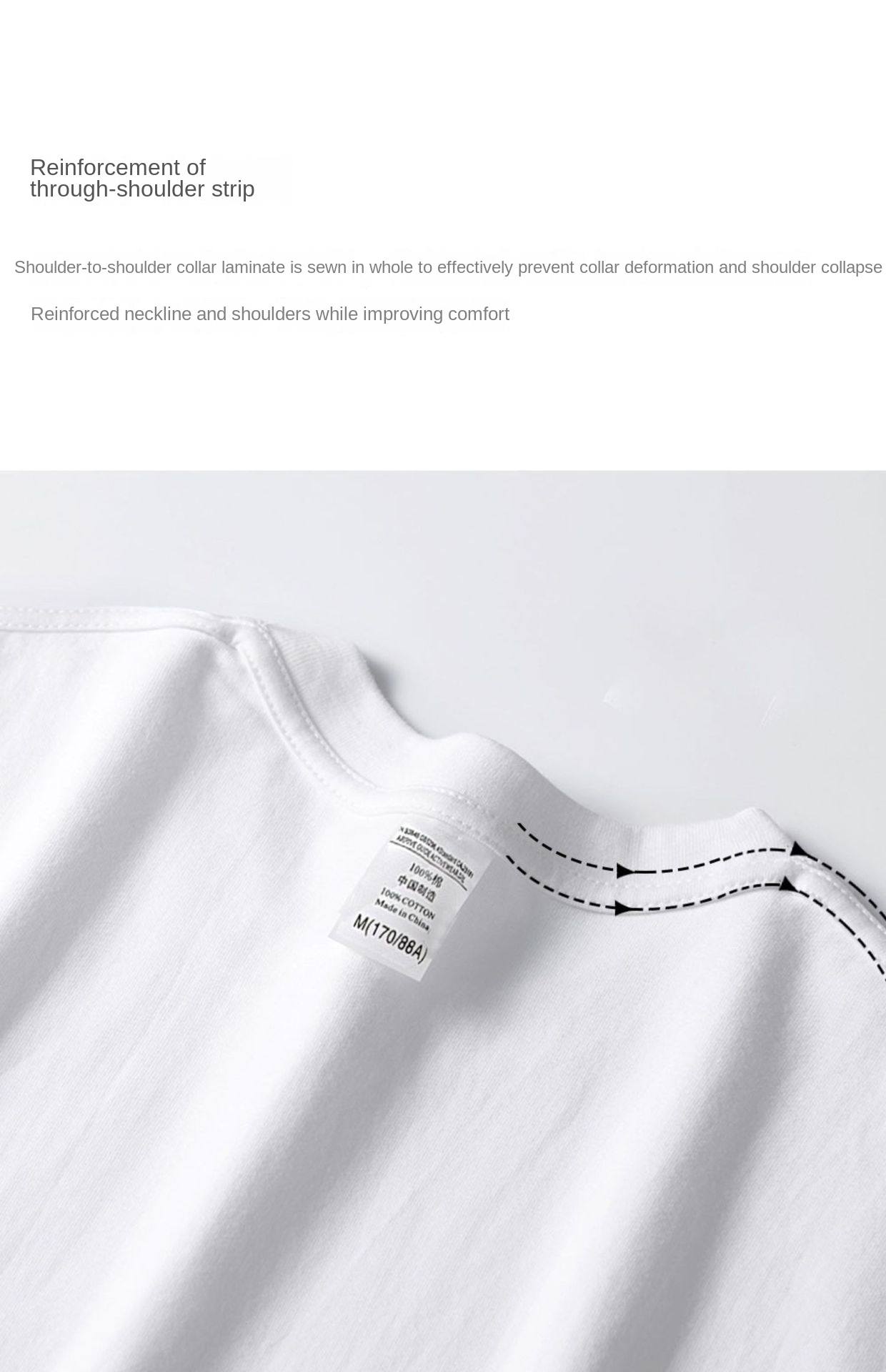 Men's 400g Pure Cotton Heavyweight Crew Neck T-Shirt