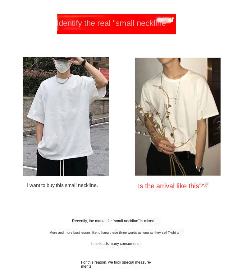 Men's 400g Pure Cotton Heavyweight Crew Neck T-Shirt
