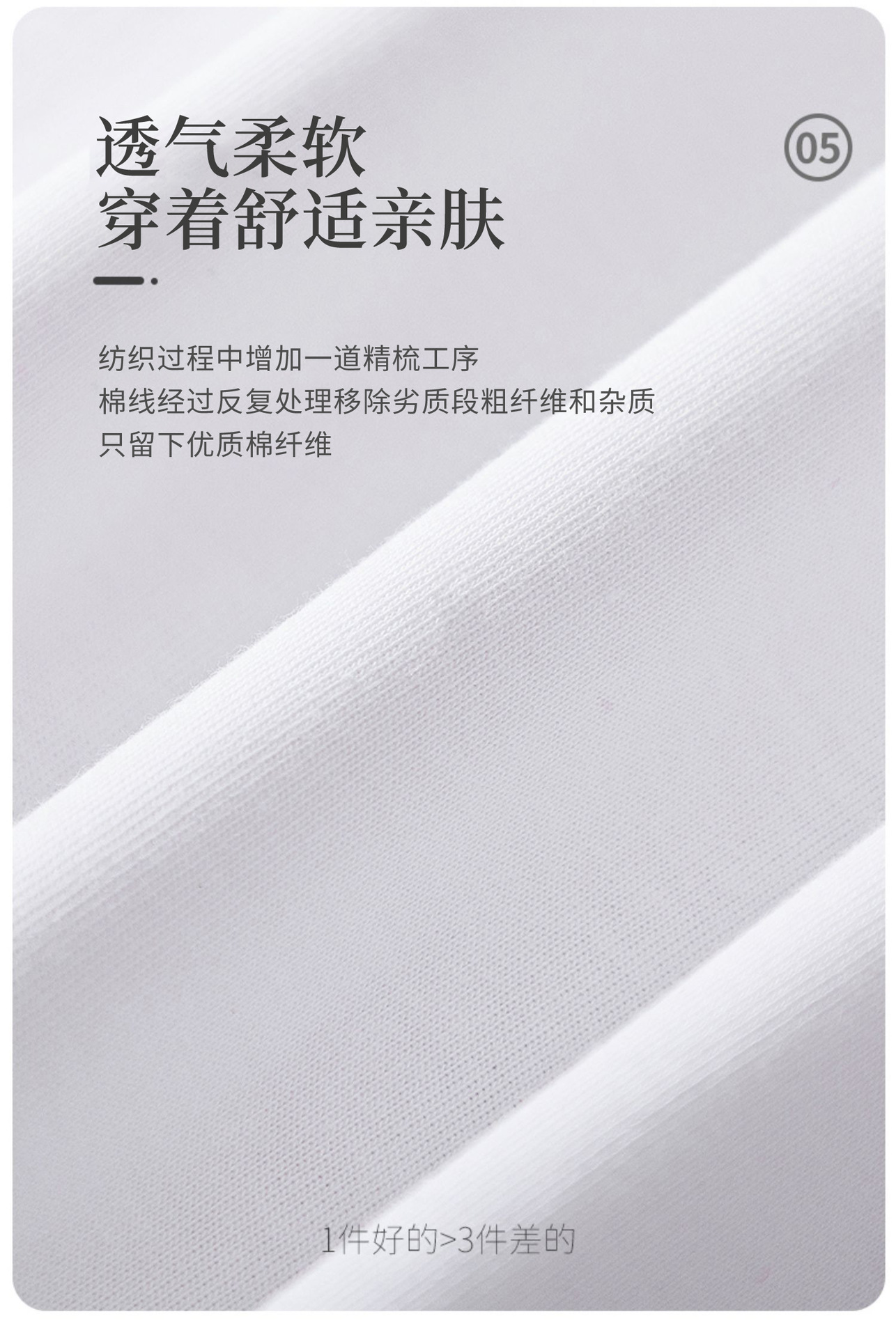 Men's 400g Pure Cotton Heavyweight Crew Neck T-Shirt