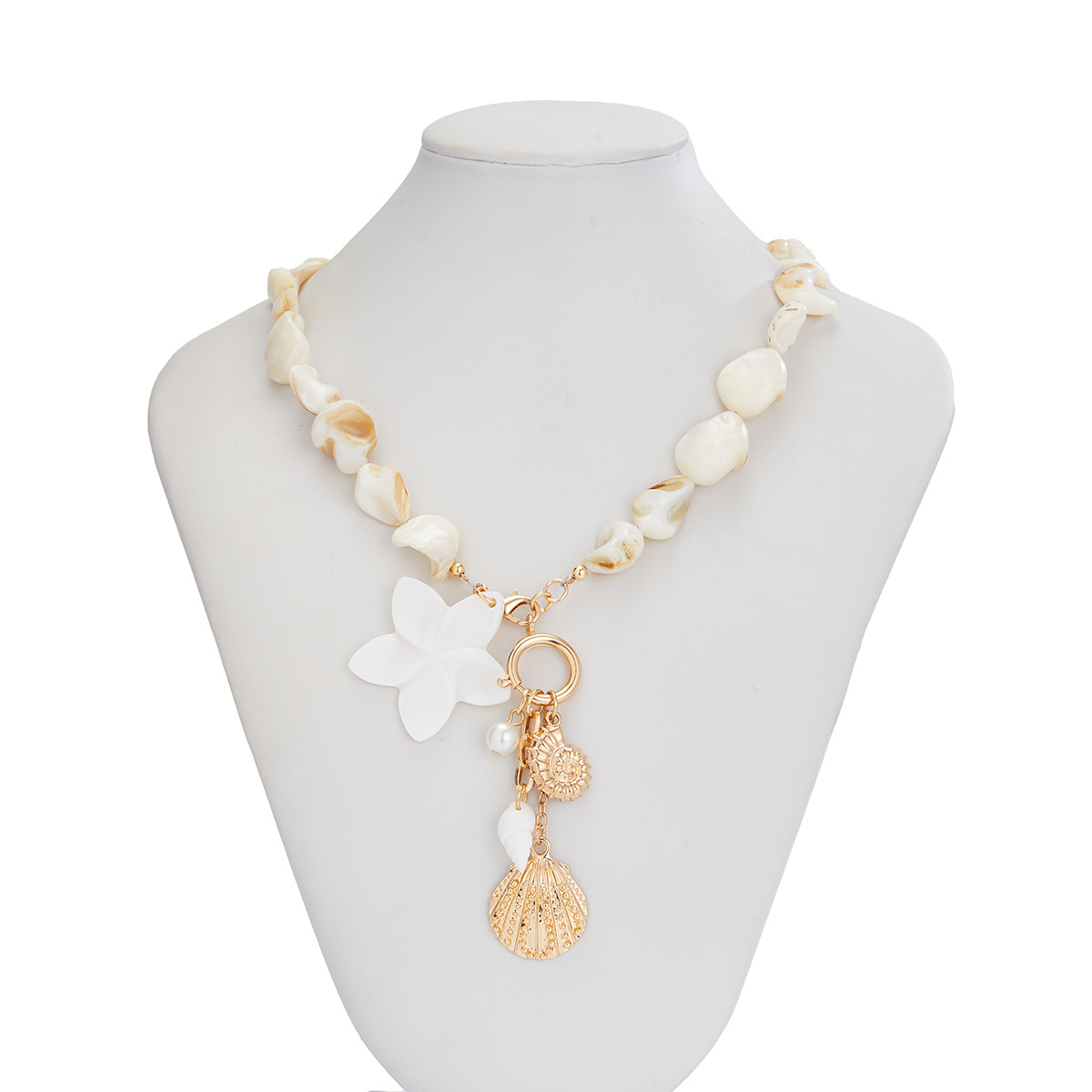 Boho Shell Pearl Jewelry Set
