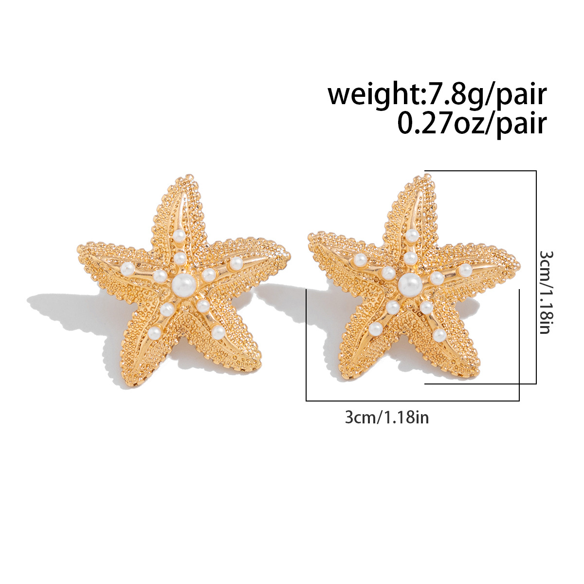 Ocean Star & Starfish Earrings