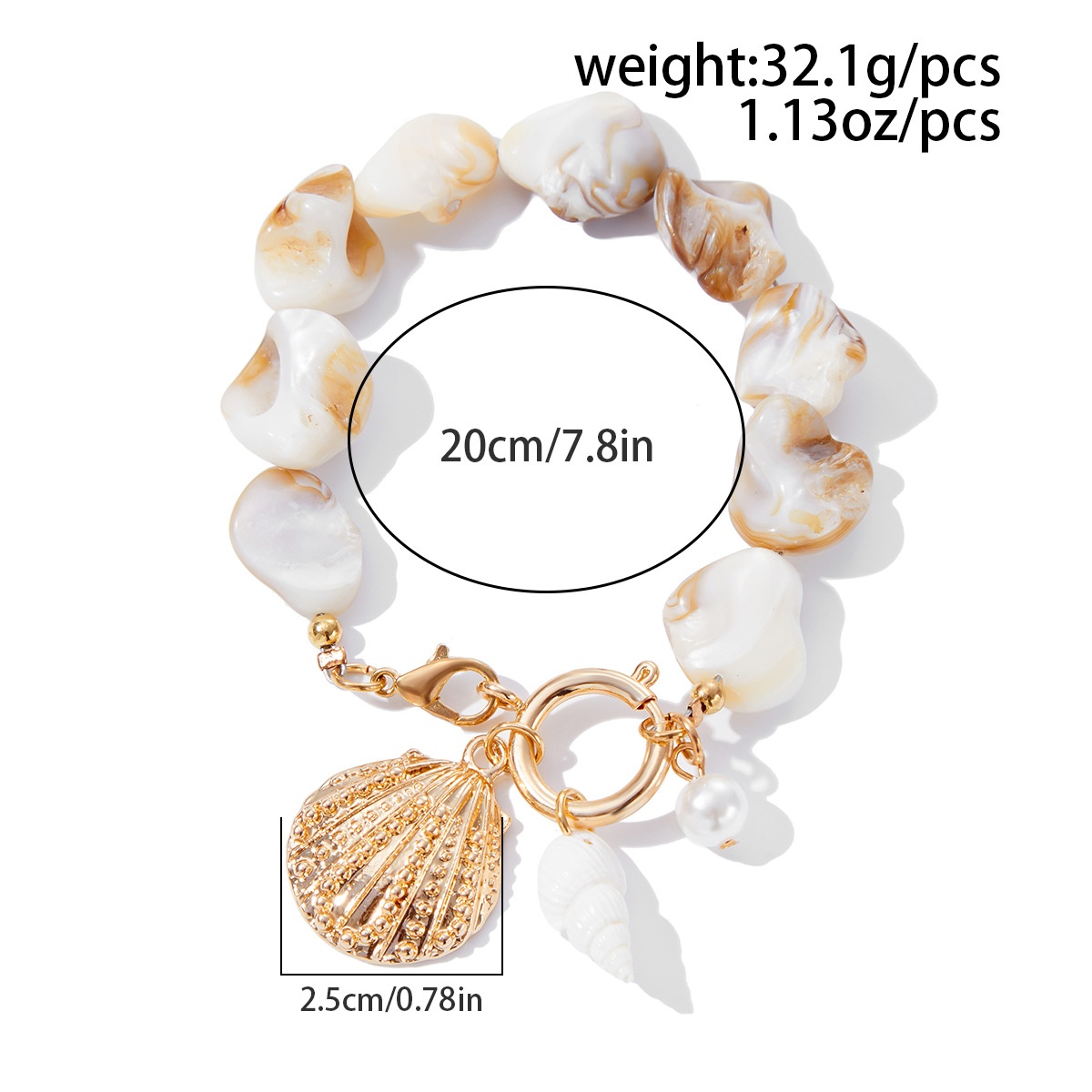 Boho Shell Pearl Jewelry Set