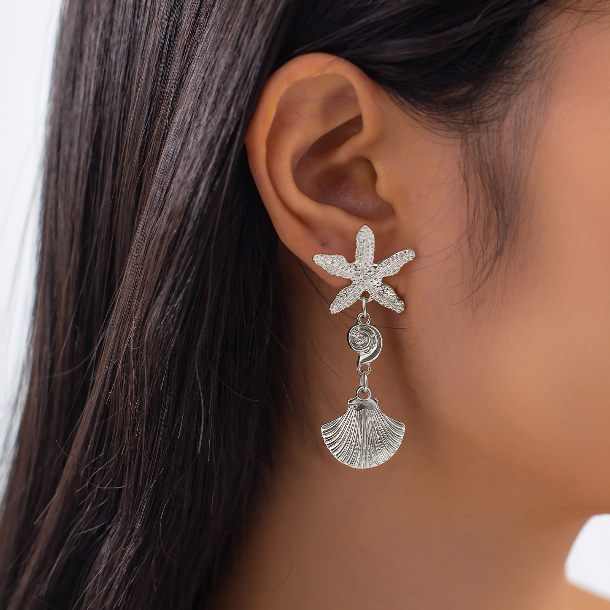 Ocean Star & Starfish Earrings