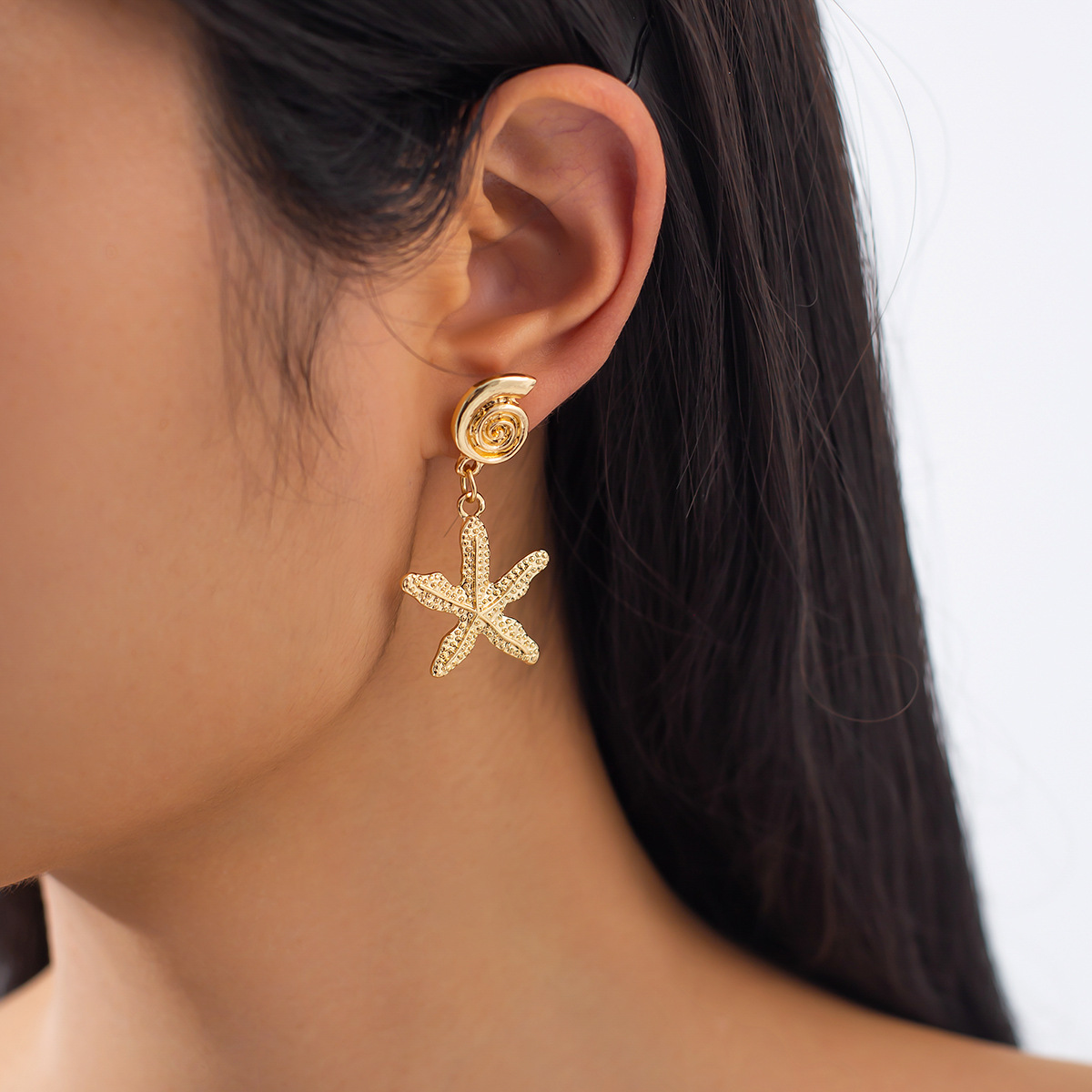 Ocean Star & Starfish Earrings