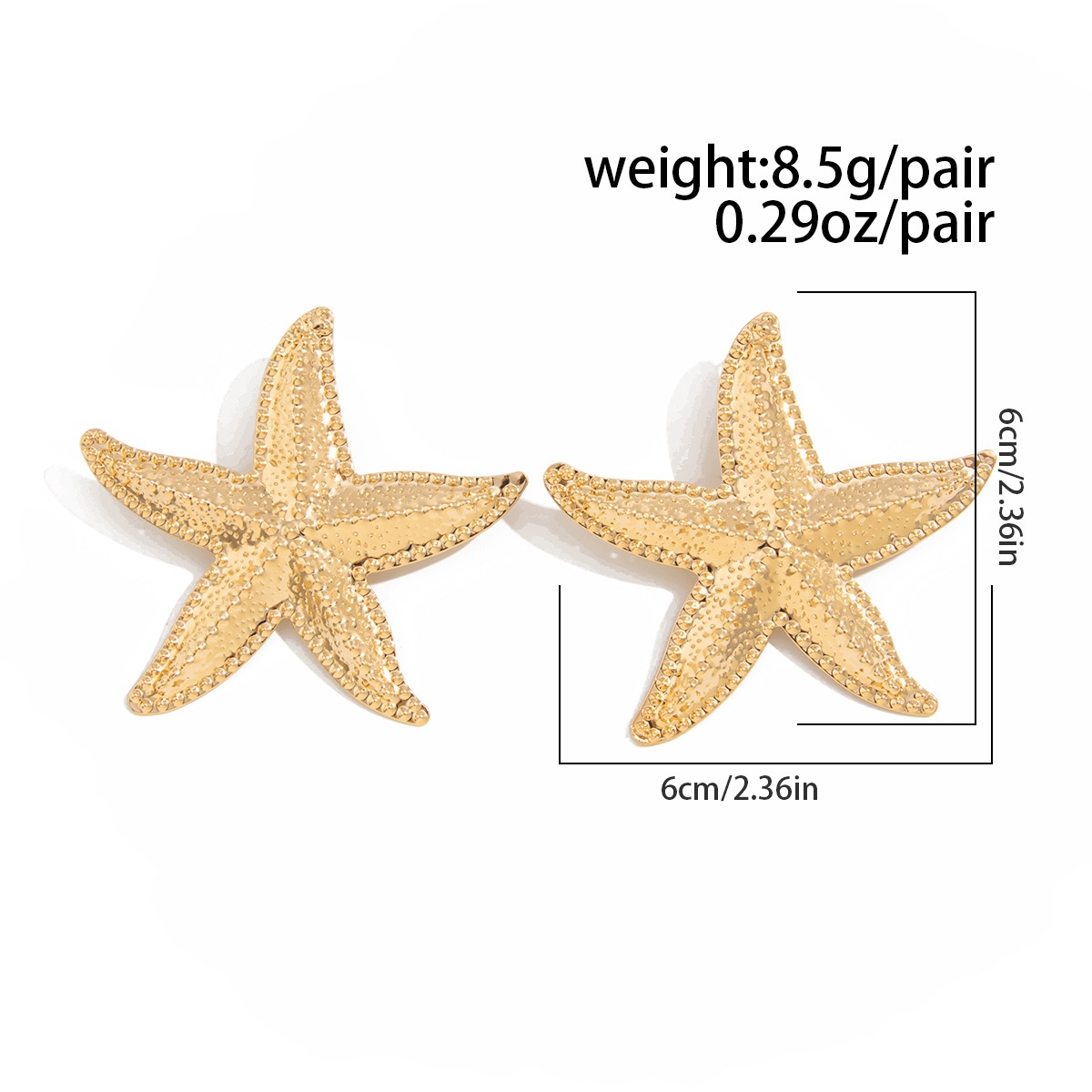 Ocean Star & Starfish Earrings
