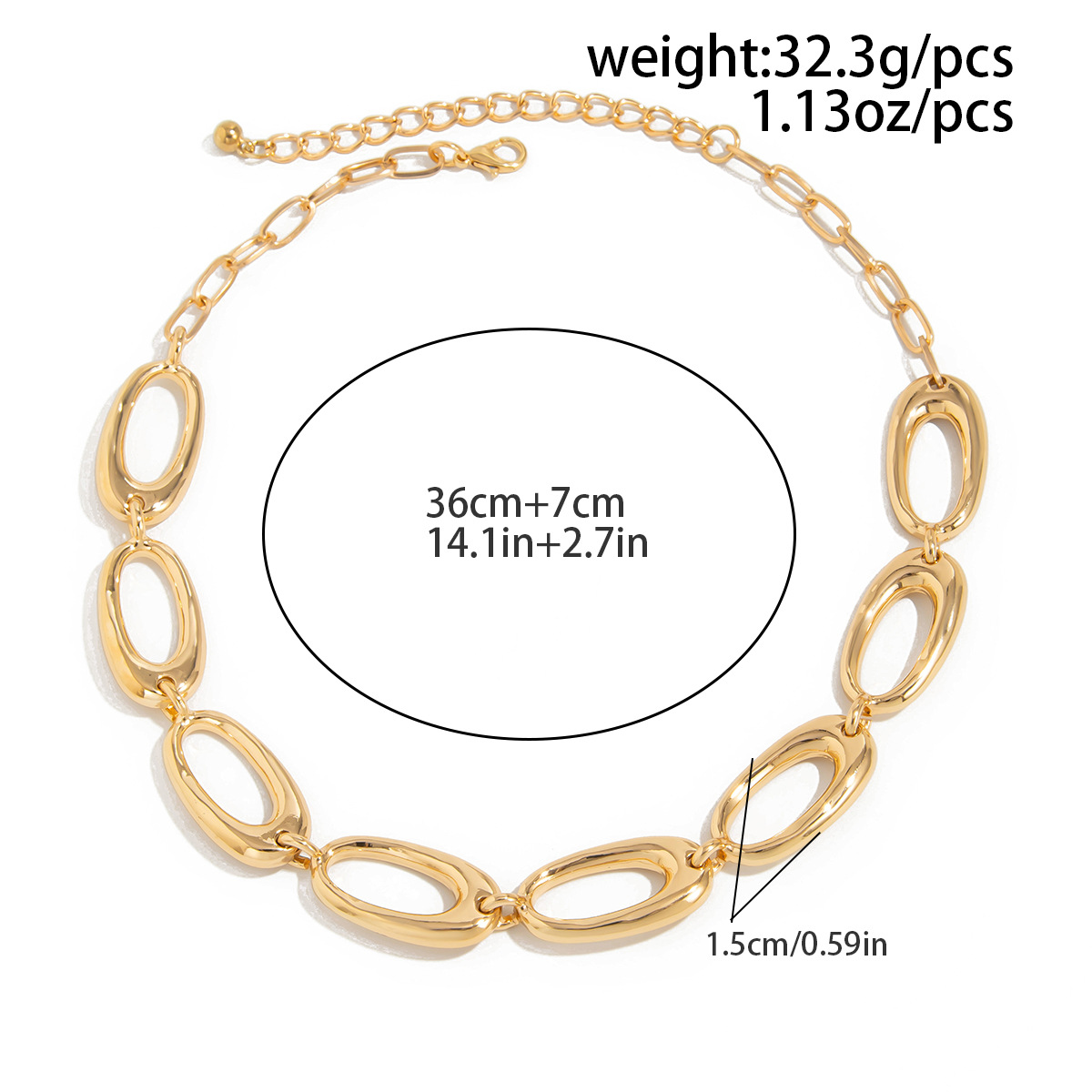 INS-style Ring & Necklace Jewelry Set