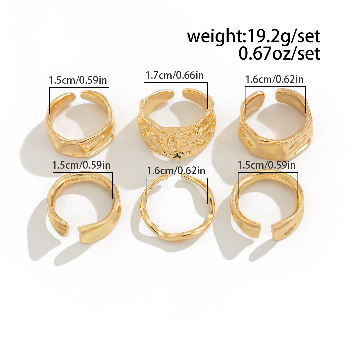 INS-style Ring & Necklace Jewelry Set