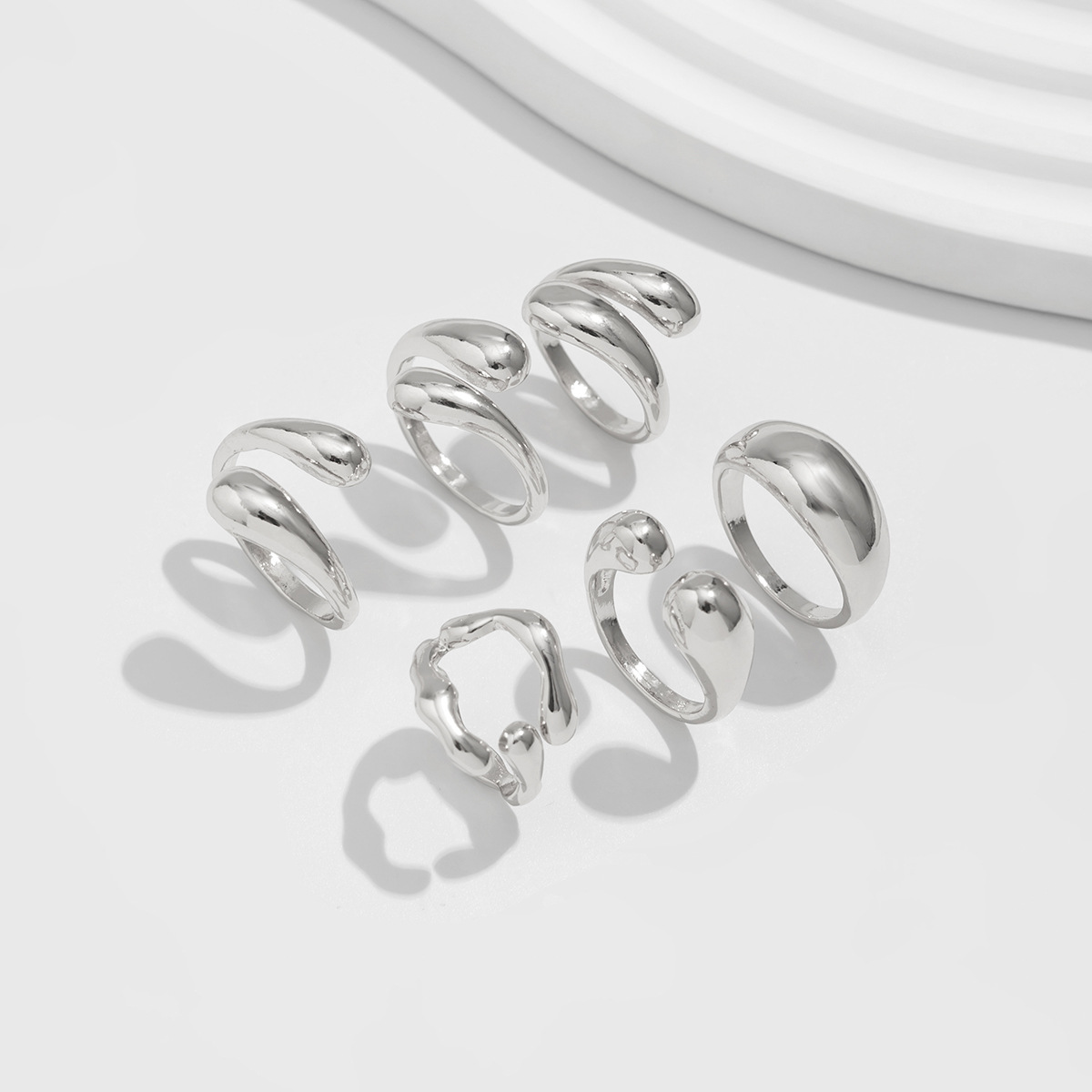 INS-style Ring & Necklace Jewelry Set