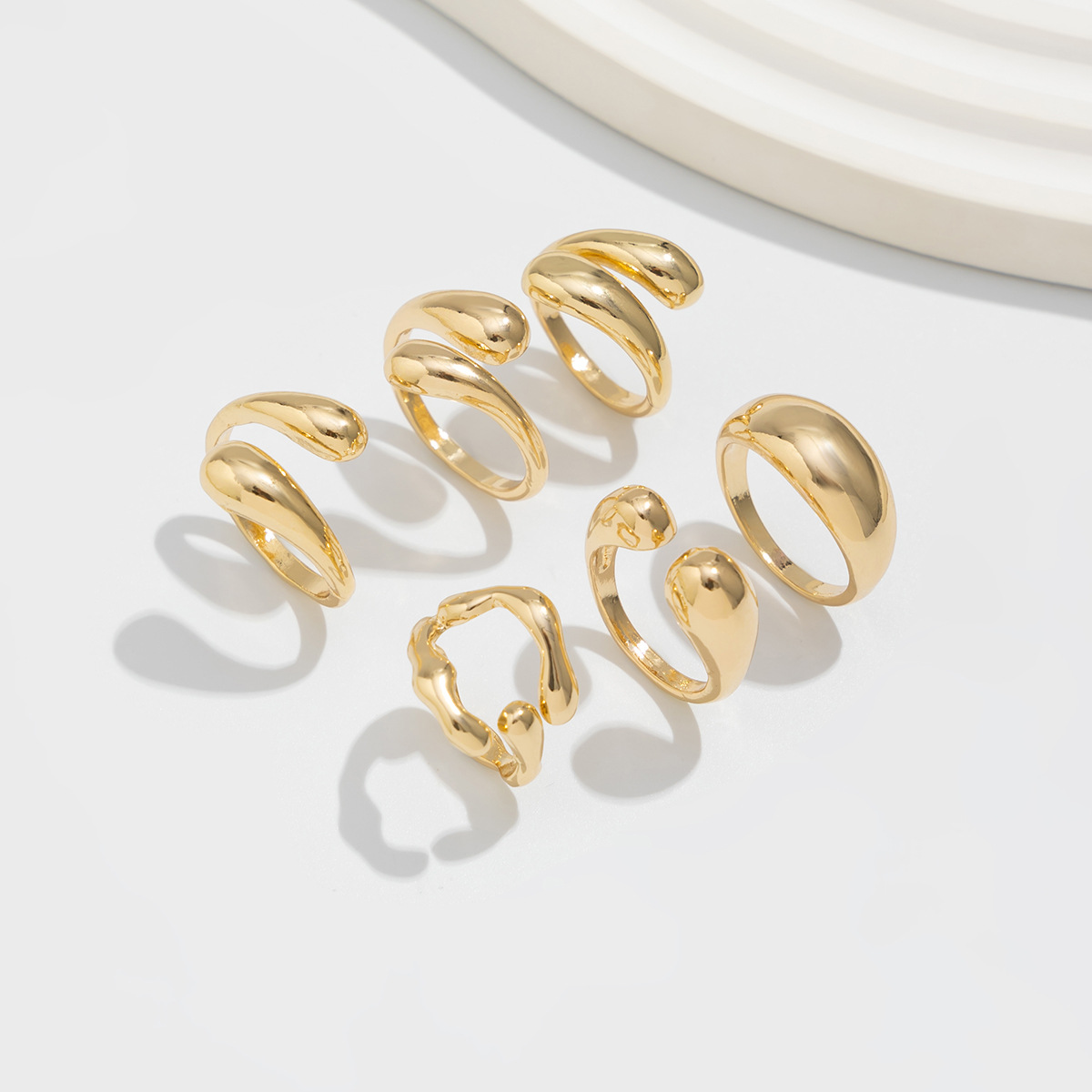 INS-style Ring & Necklace Jewelry Set