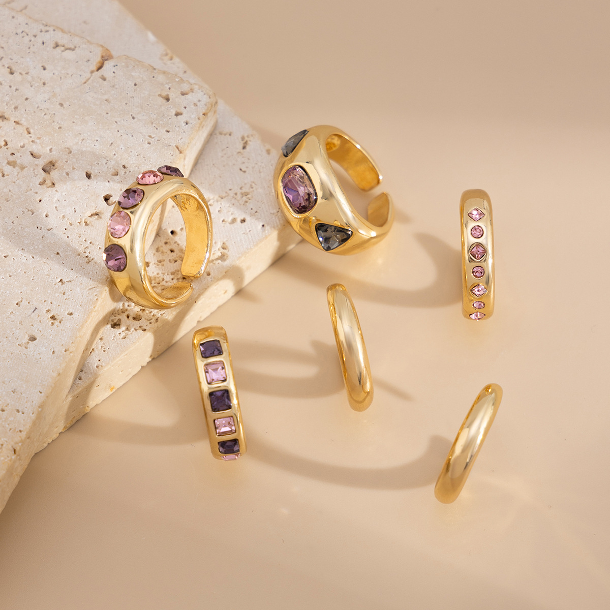 INS-style Ring & Necklace Jewelry Set
