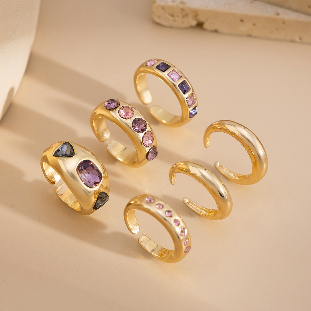 INS-style Ring & Necklace Jewelry Set