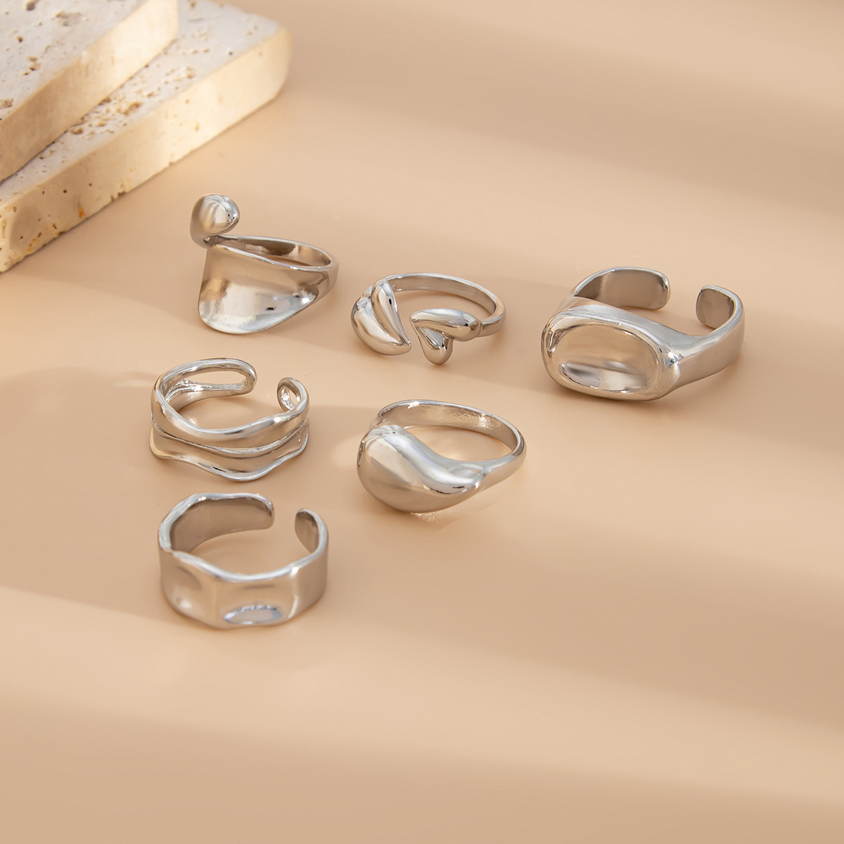 INS-style Ring & Necklace Jewelry Set