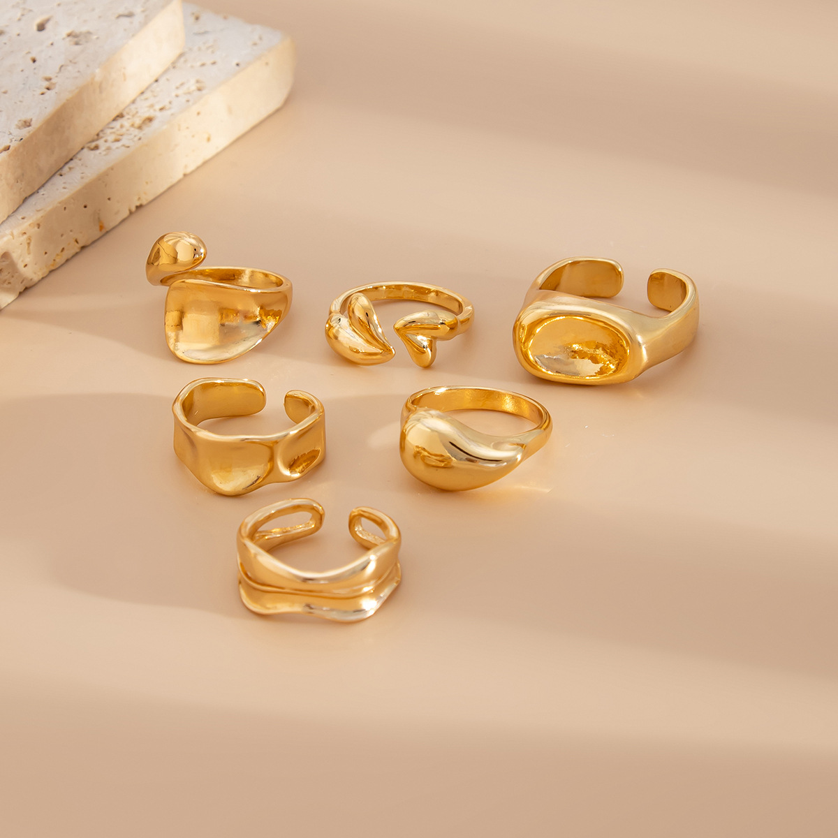 INS-style Ring & Necklace Jewelry Set