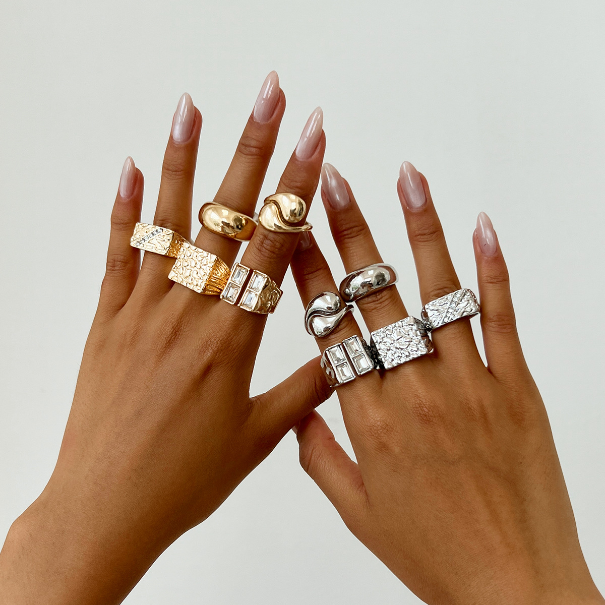 INS-style Ring & Necklace Jewelry Set