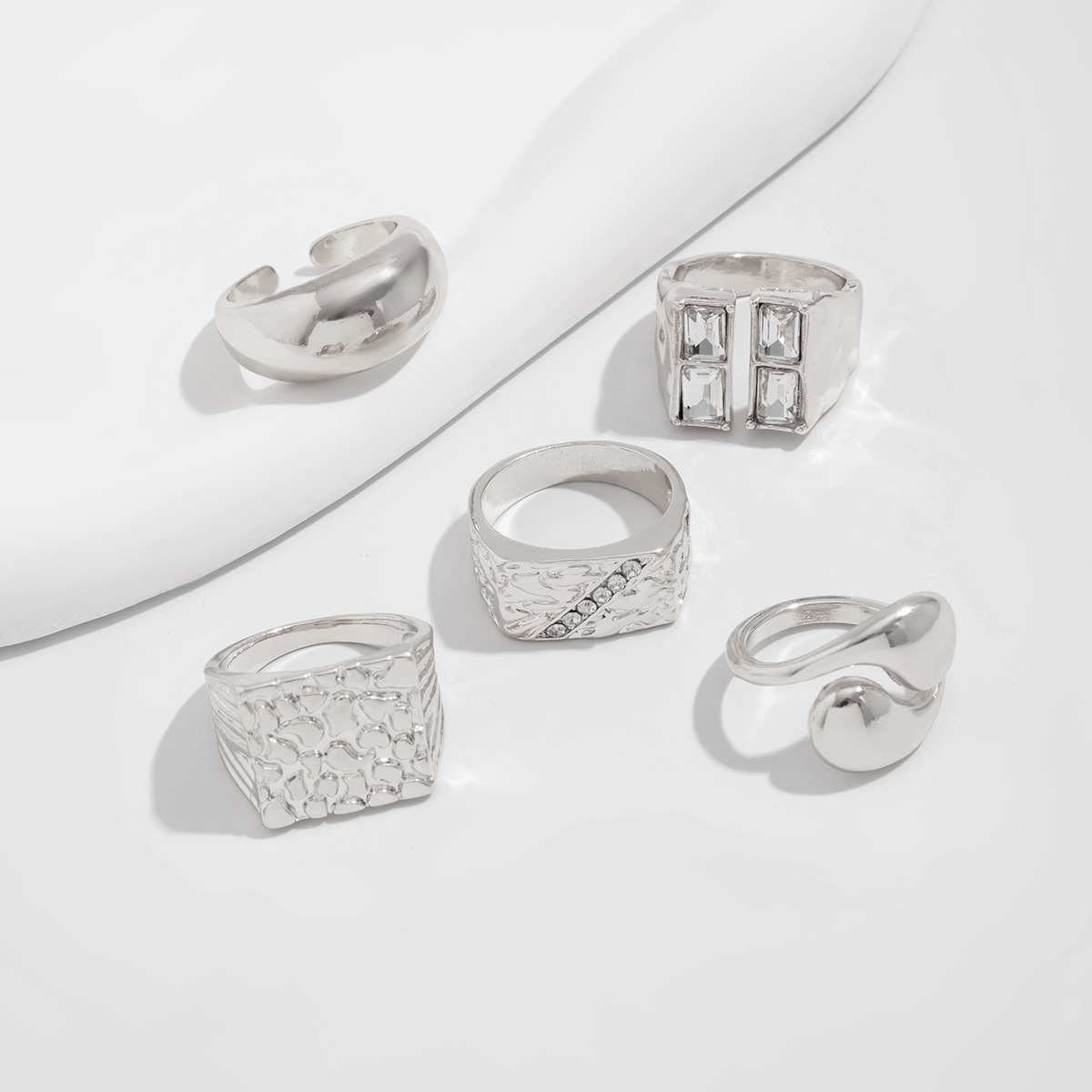 INS-style Ring & Necklace Jewelry Set
