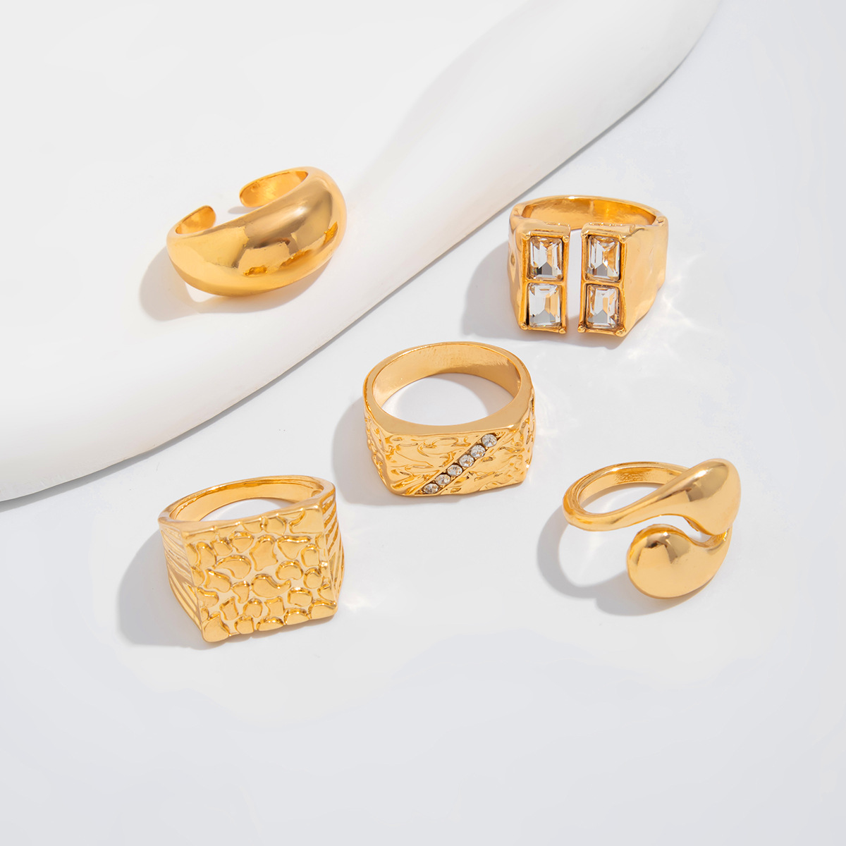 INS-style Ring & Necklace Jewelry Set