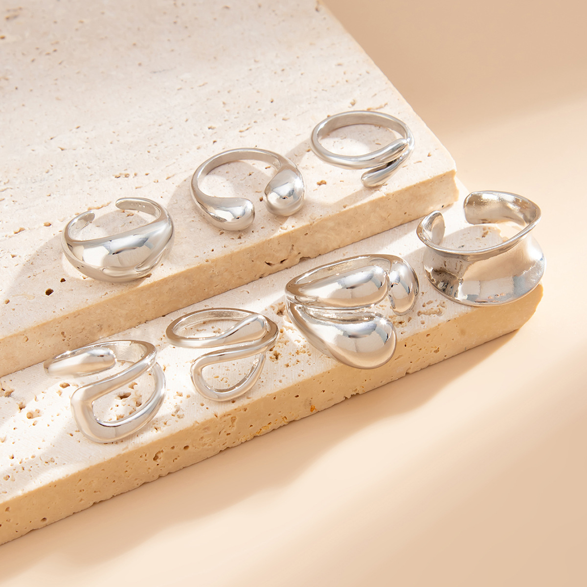 INS-style Ring & Necklace Jewelry Set