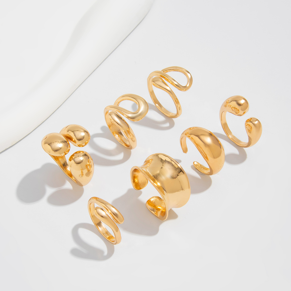 INS-style Ring & Necklace Jewelry Set