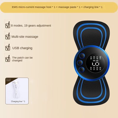 Portable EMS Pulse Massage Patch with 19 Levels