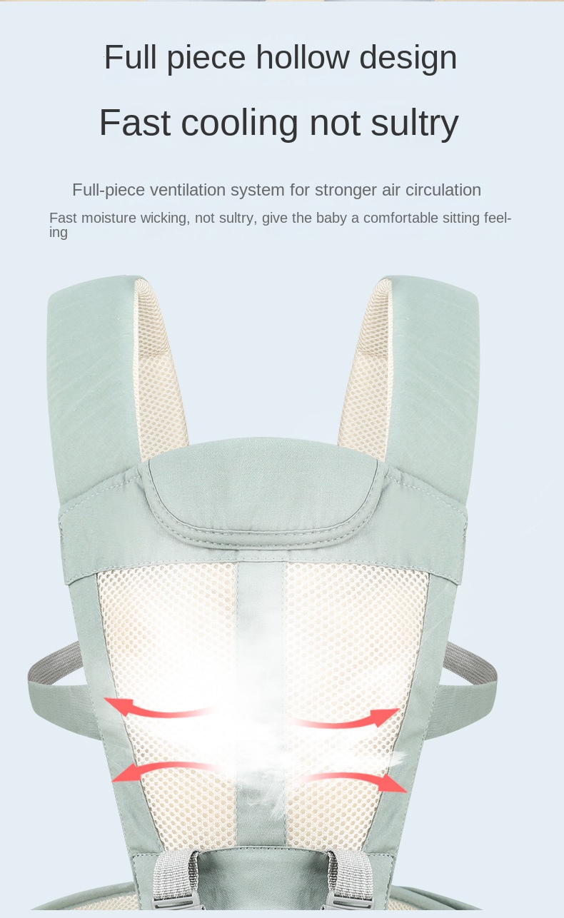 Baby Carrier and Waist Stool for 0 - 3 Year Olds