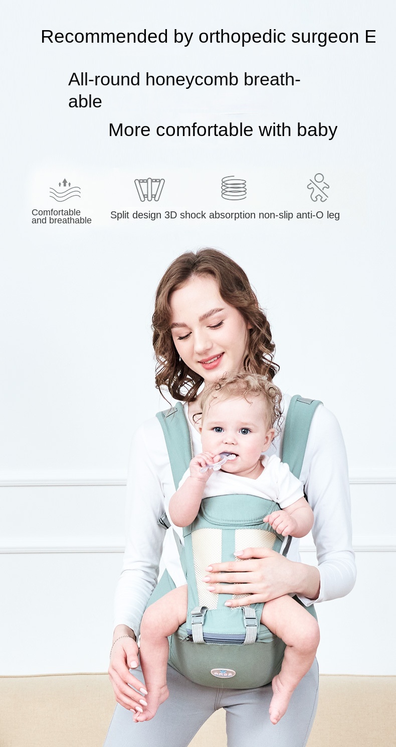 Baby Carrier and Waist Stool for 0 - 3 Year Olds