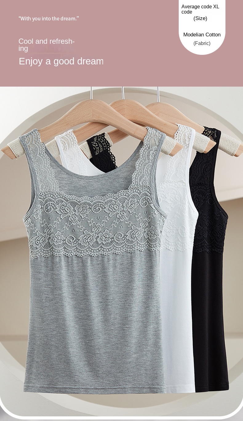 Women's Modal Lace Sling Vest