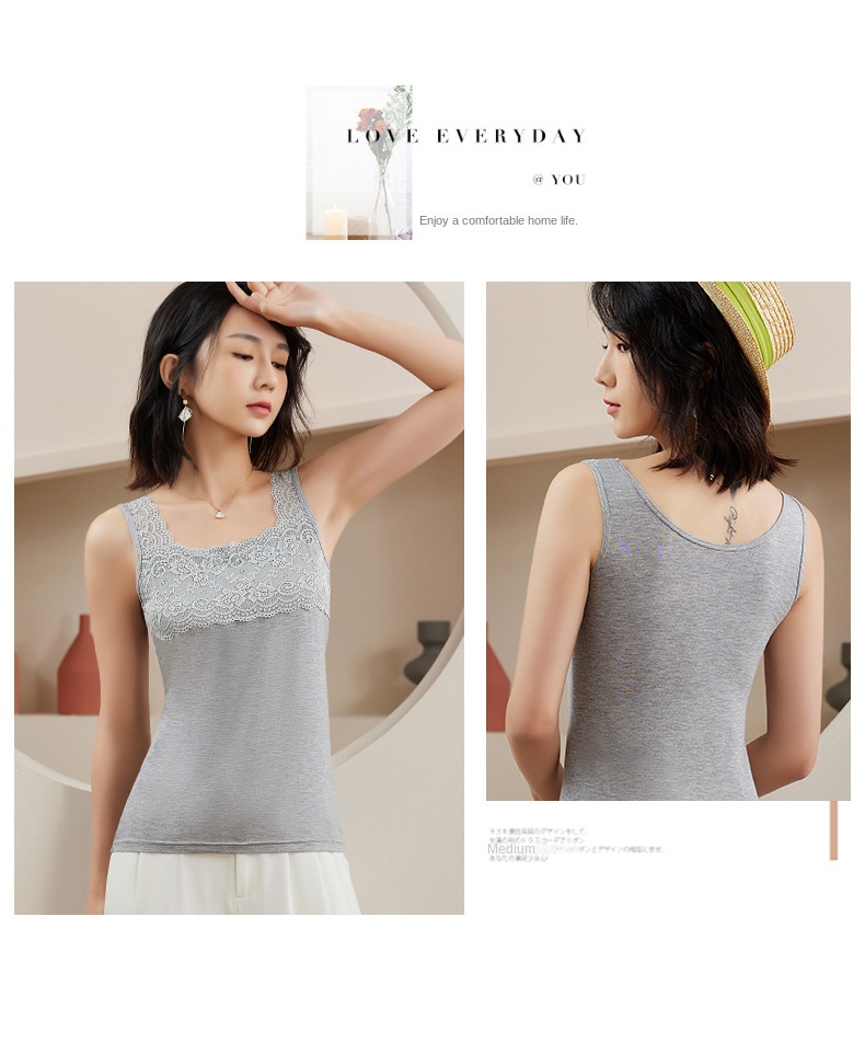 Women's Modal Lace Sling Vest