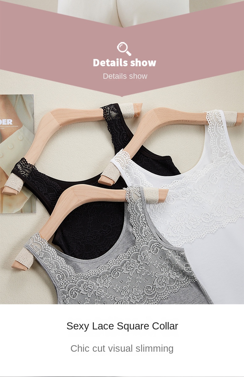 Women's Modal Lace Sling Vest