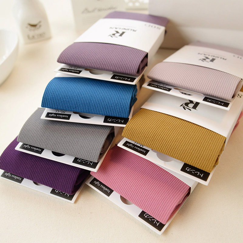 80D Striped Velvet Women's Pantyhose in 13 Colors