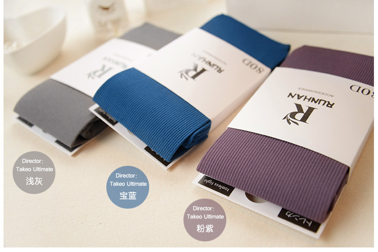 80D Striped Velvet Women's Pantyhose in 13 Colors