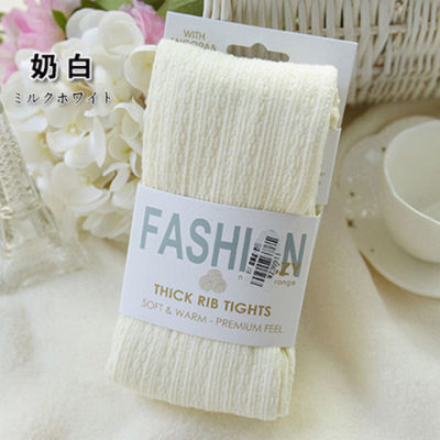 Thick Knit Ribbed Tights