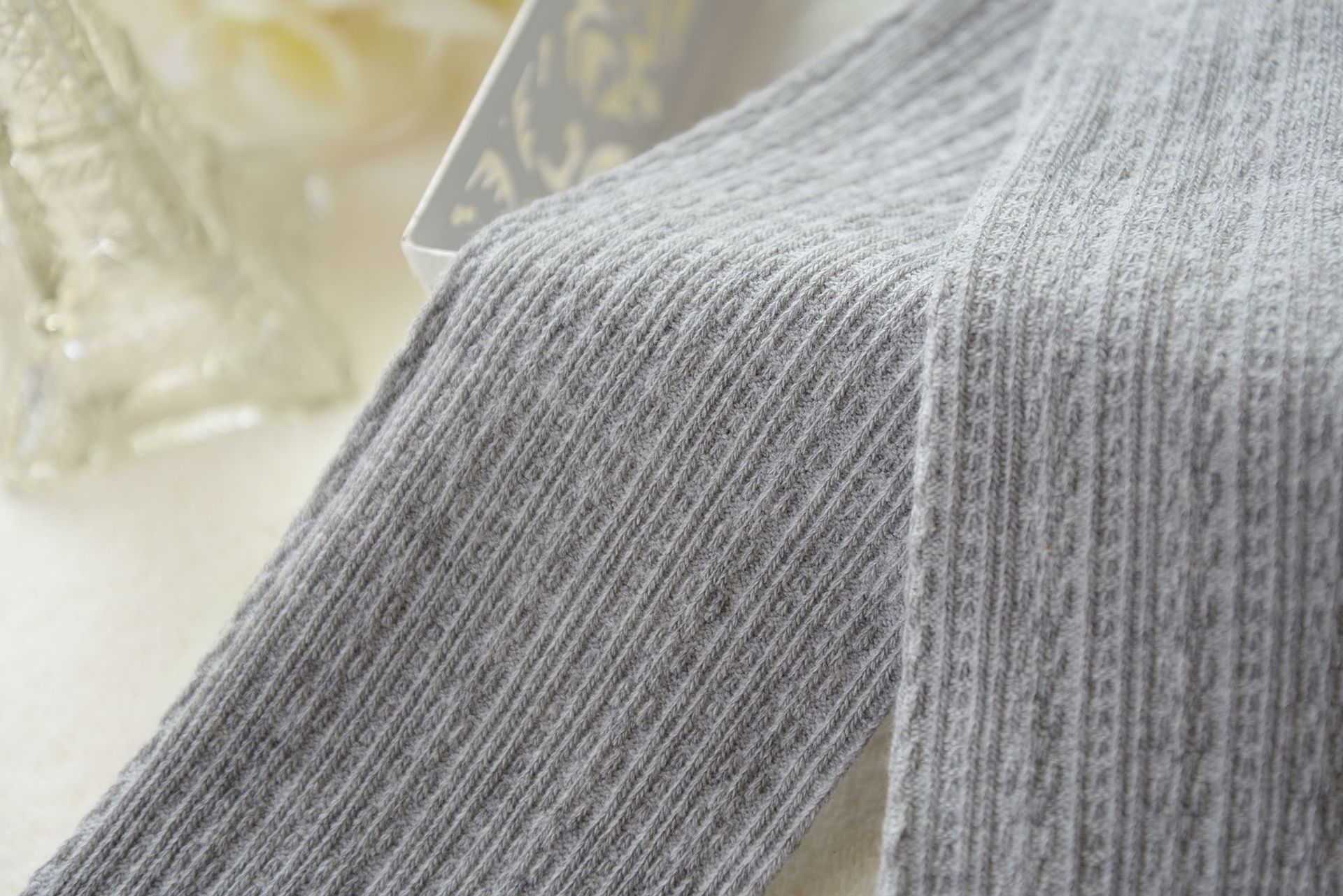 Thick Knit Ribbed Tights