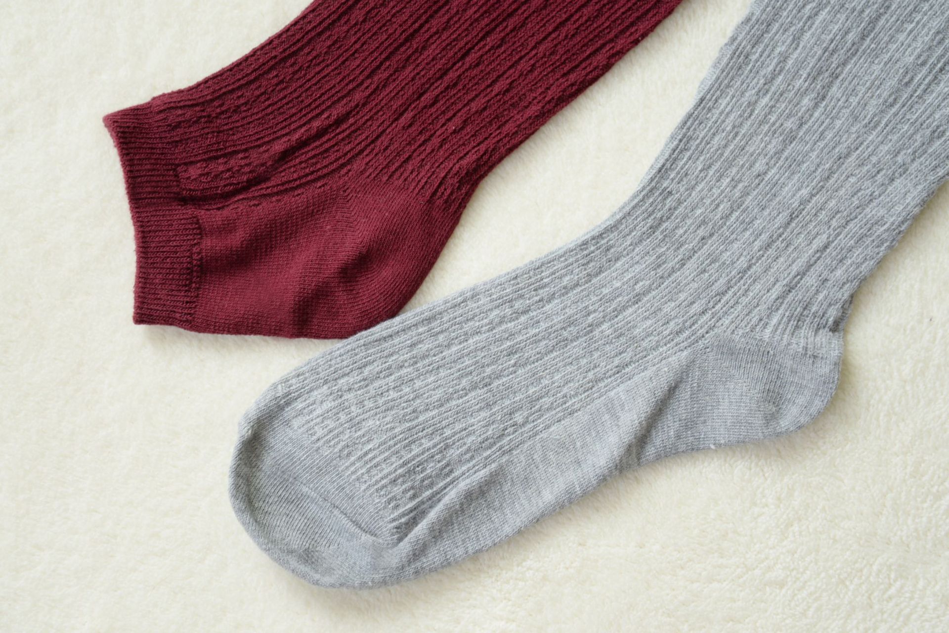 Thick Knit Ribbed Tights