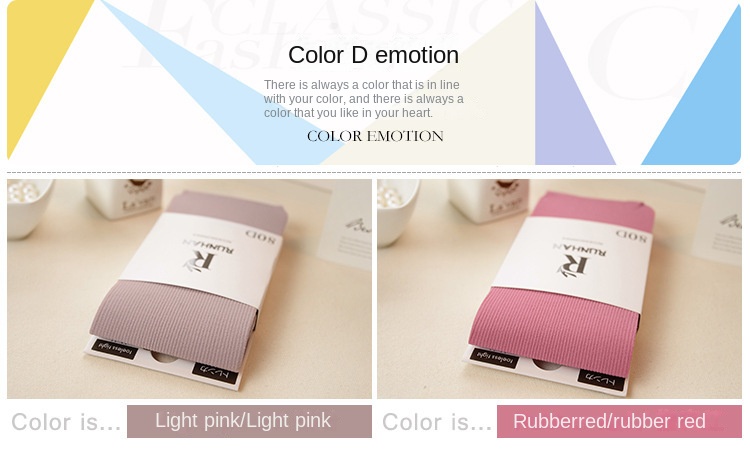 80D Striped Velvet Women's Pantyhose in 13 Colors