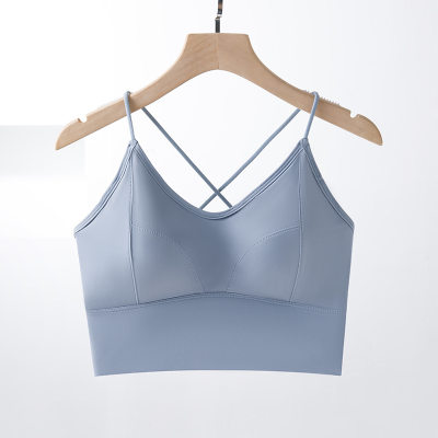Ice Silk Backless Bra with Thick Pads for Small Breasts