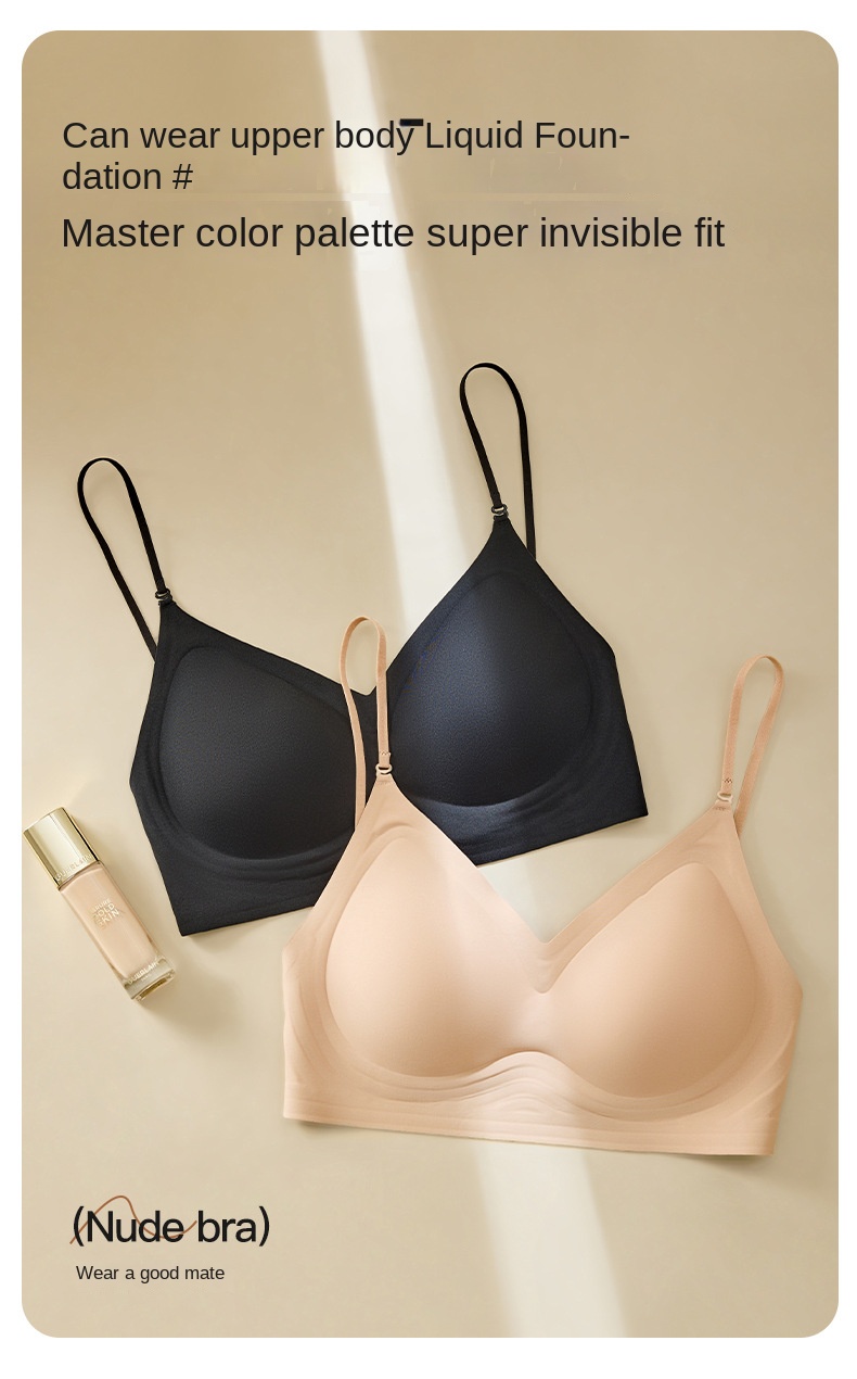 Women's Invisible Backless Nude Bra for Summer
