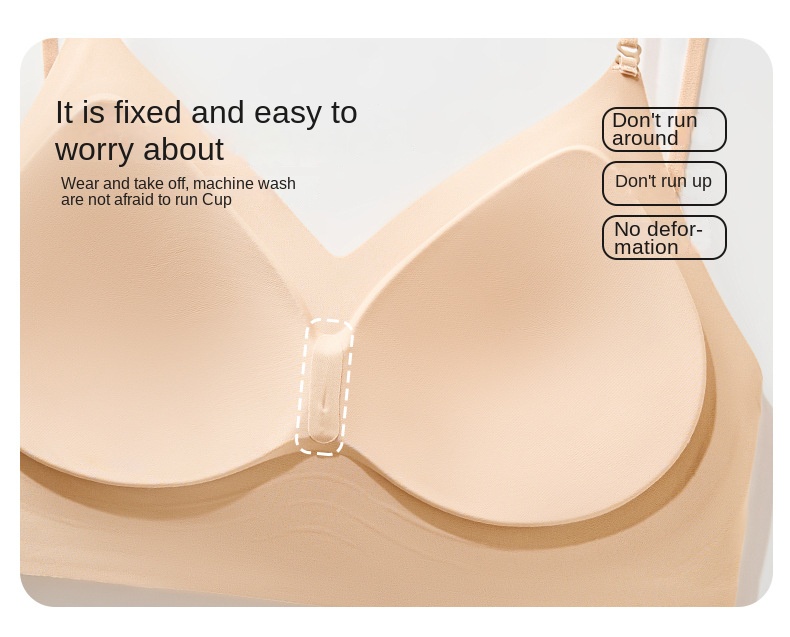 Women's Invisible Backless Nude Bra for Summer