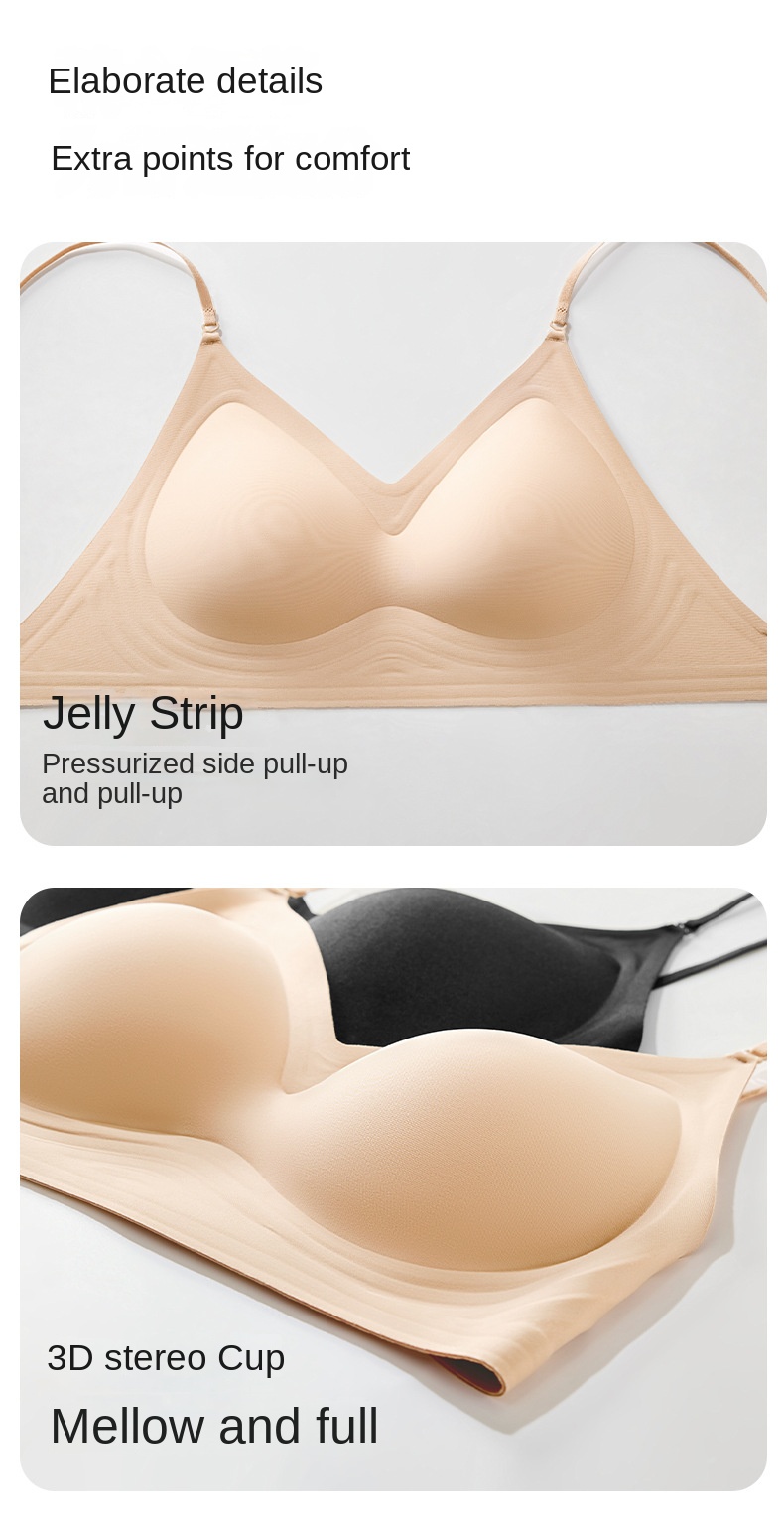 Women's Invisible Backless Nude Bra for Summer