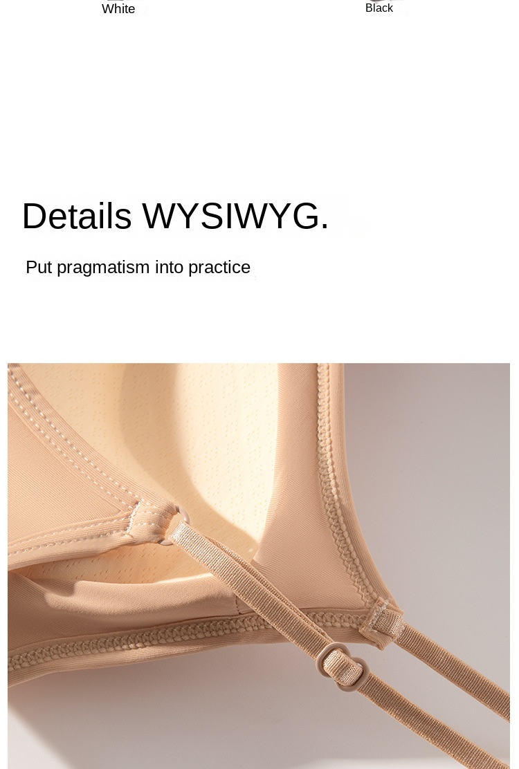Women's Ice Silk Padded Backless Bralette