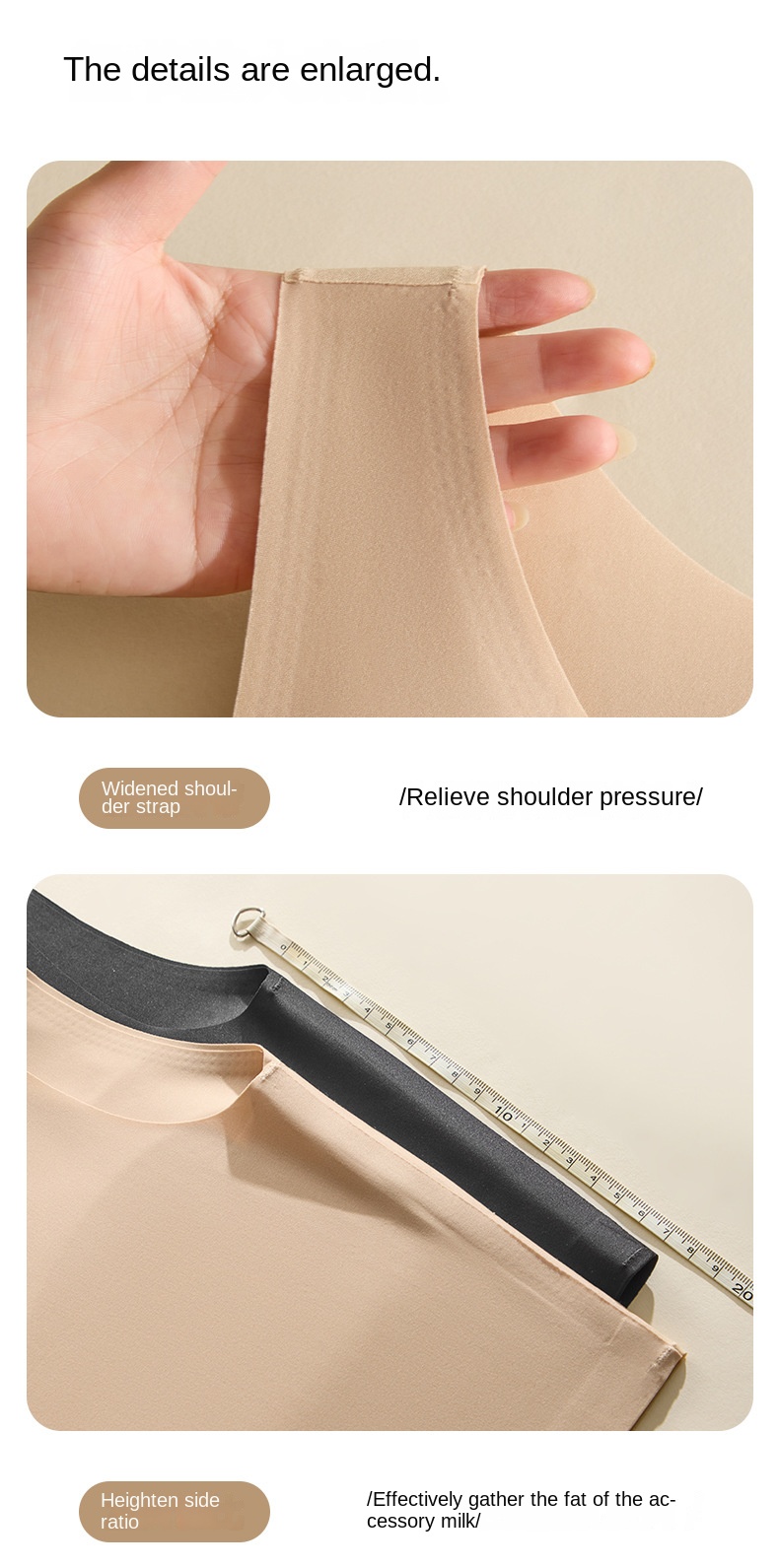 Invisible Seamless Chest Binder for Large Breasts