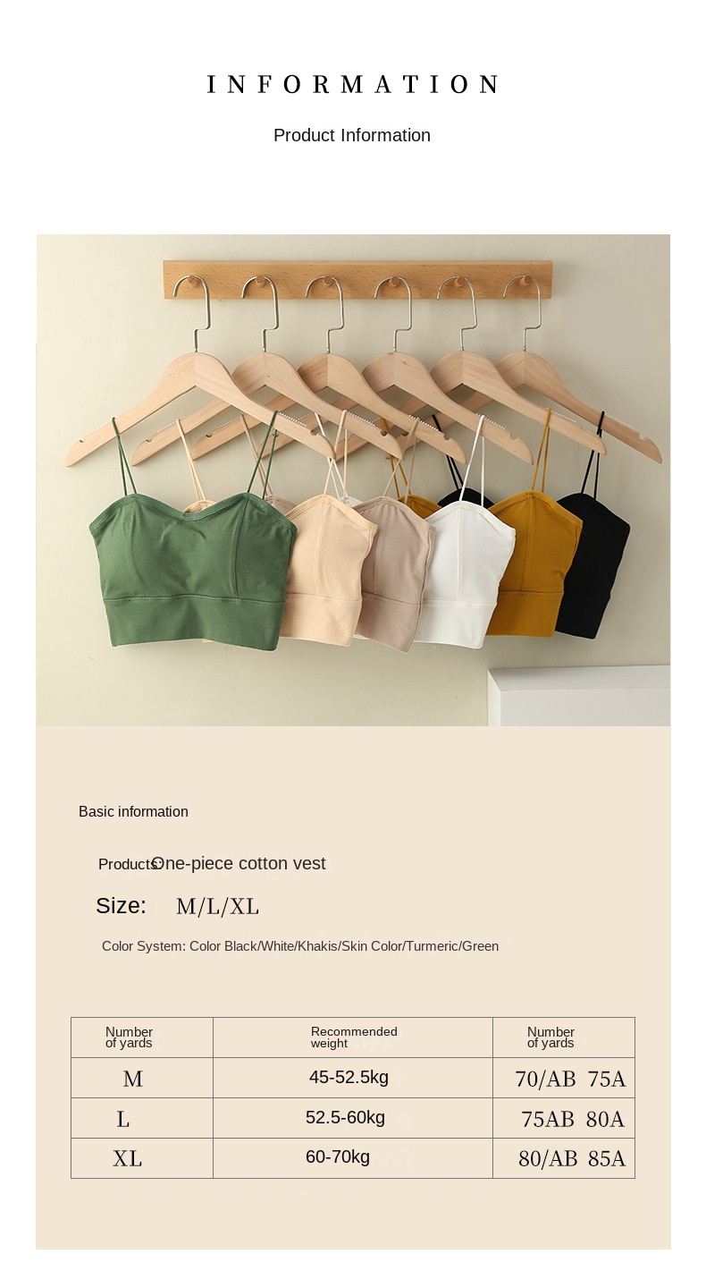 Cotton Integrated Backless Bra Top with Padded Cups